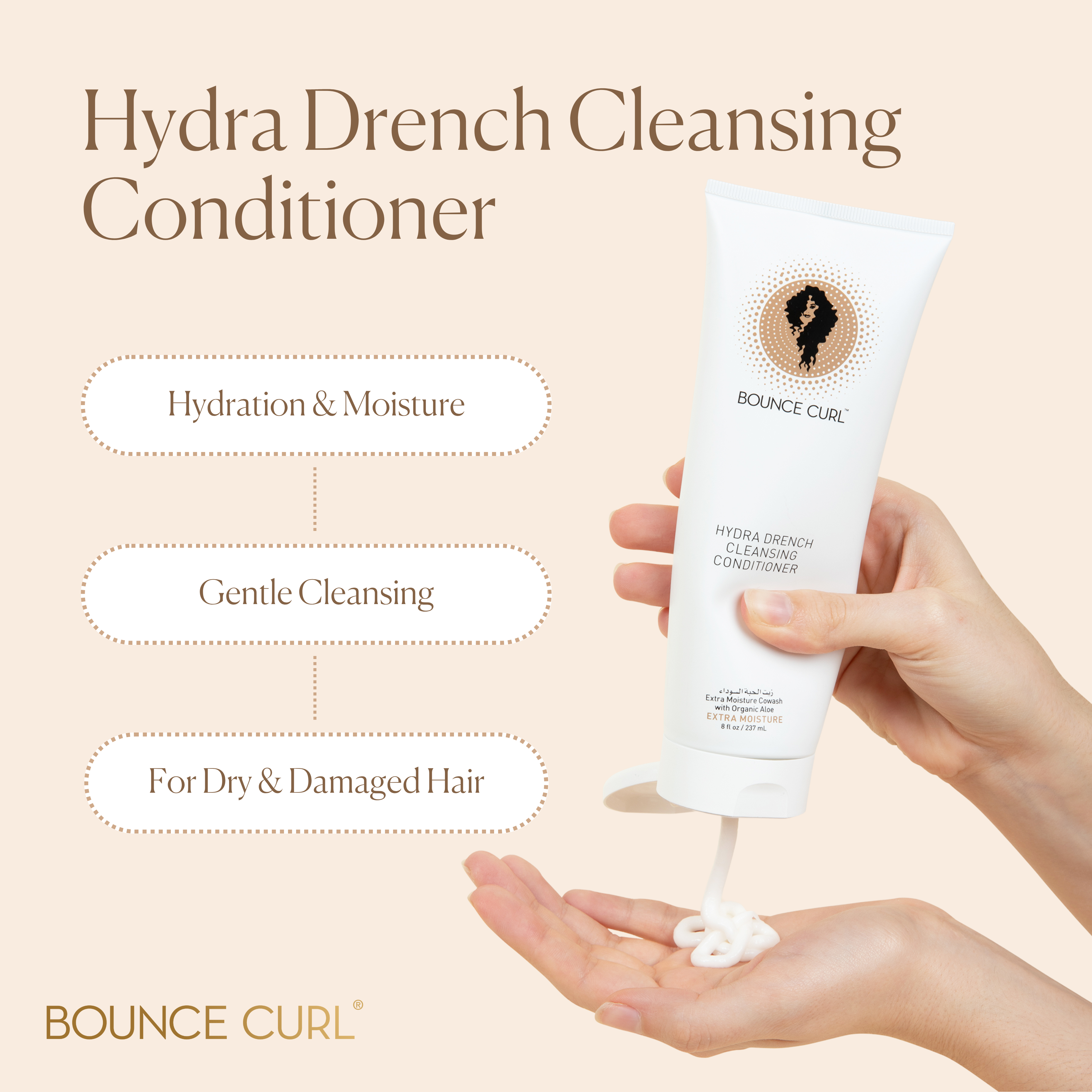Bounce Curl Hydra Drench Cleansing Conditioner Co-Wash
