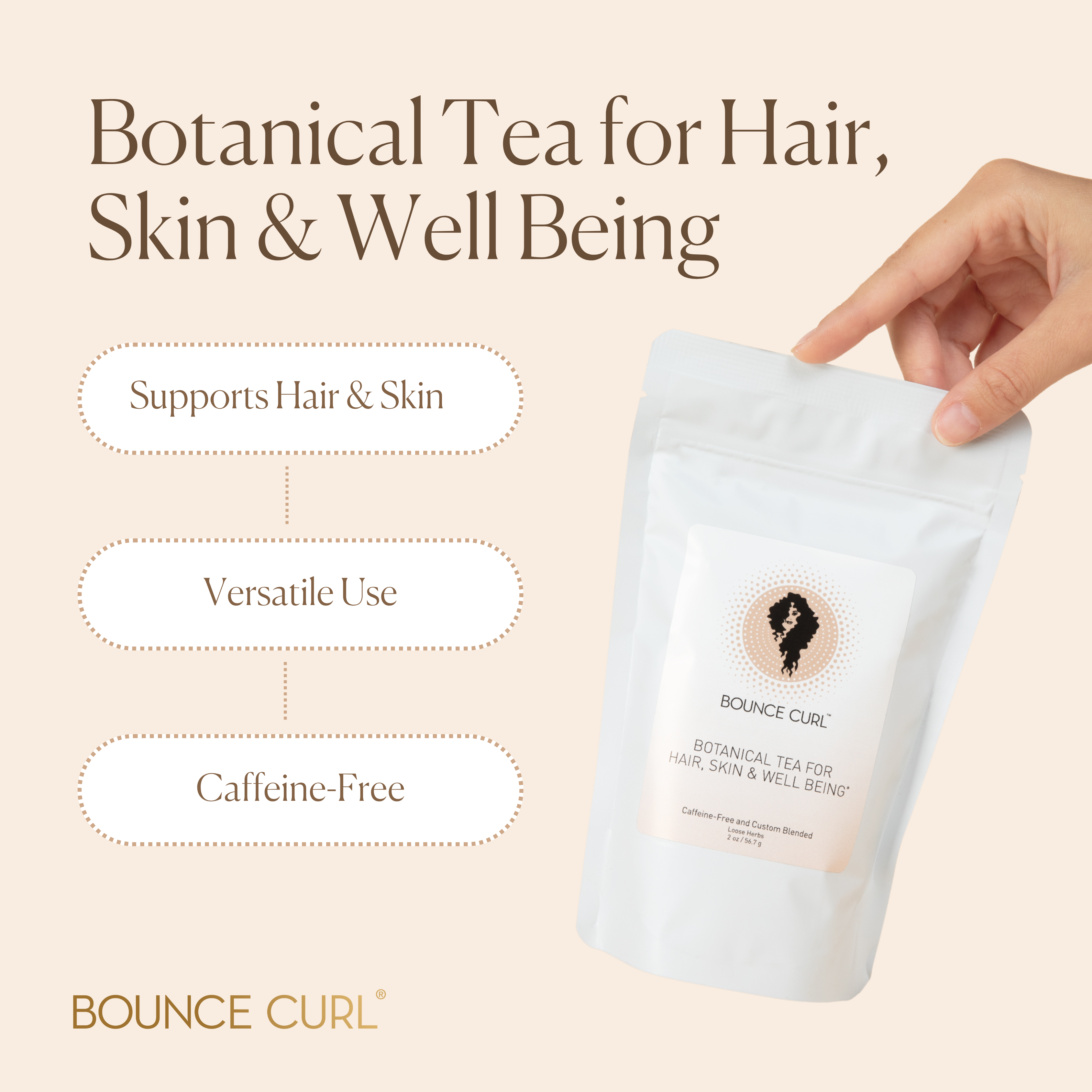 Bounce Curl Botanical Tea Kräutertee koffeinfrei Brennnessel
