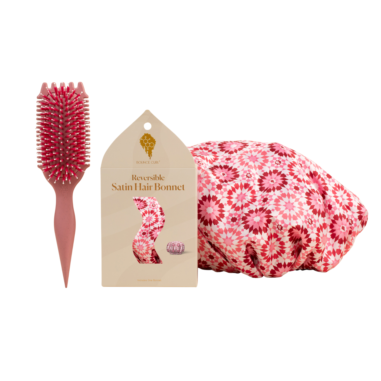 Bounce Curl Slay Stay Volume Brush Bonnet Lockenset