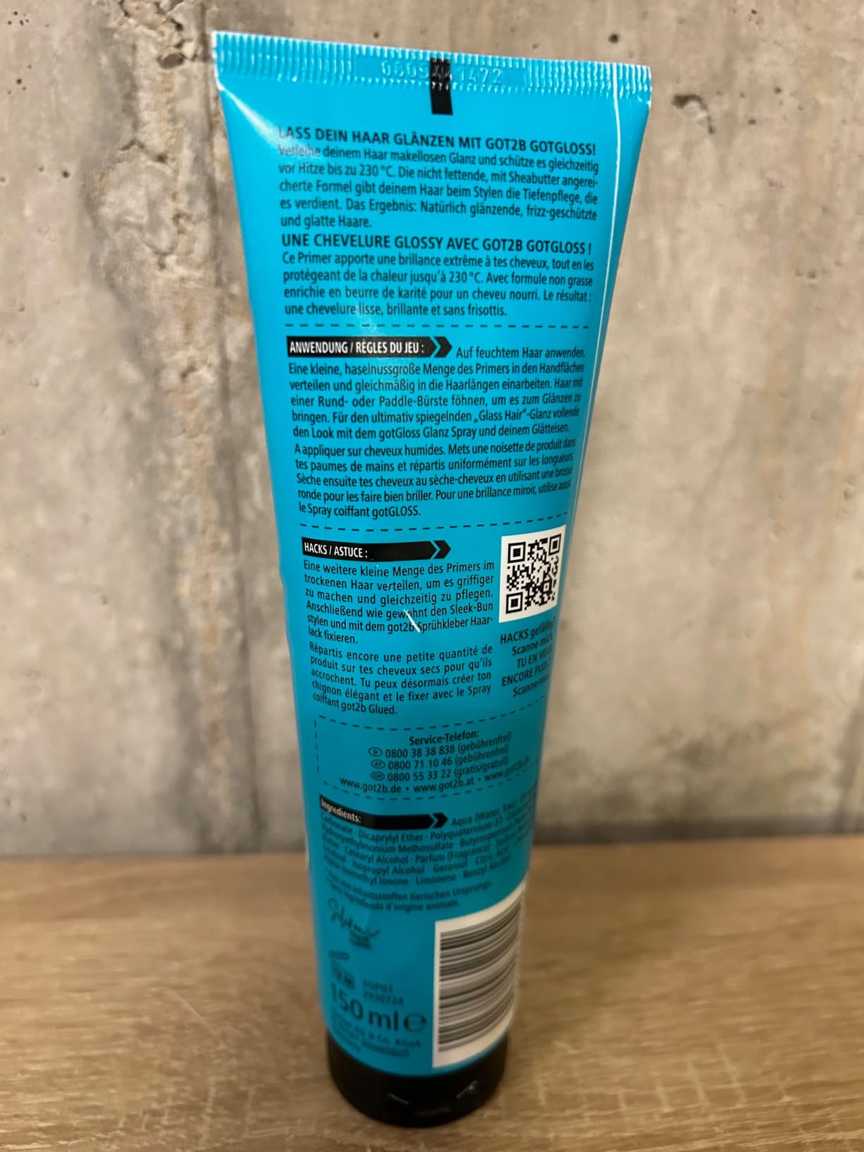 got2b Setting gotGloss Glanz Primer Creme 150 ml Hitzeschutz