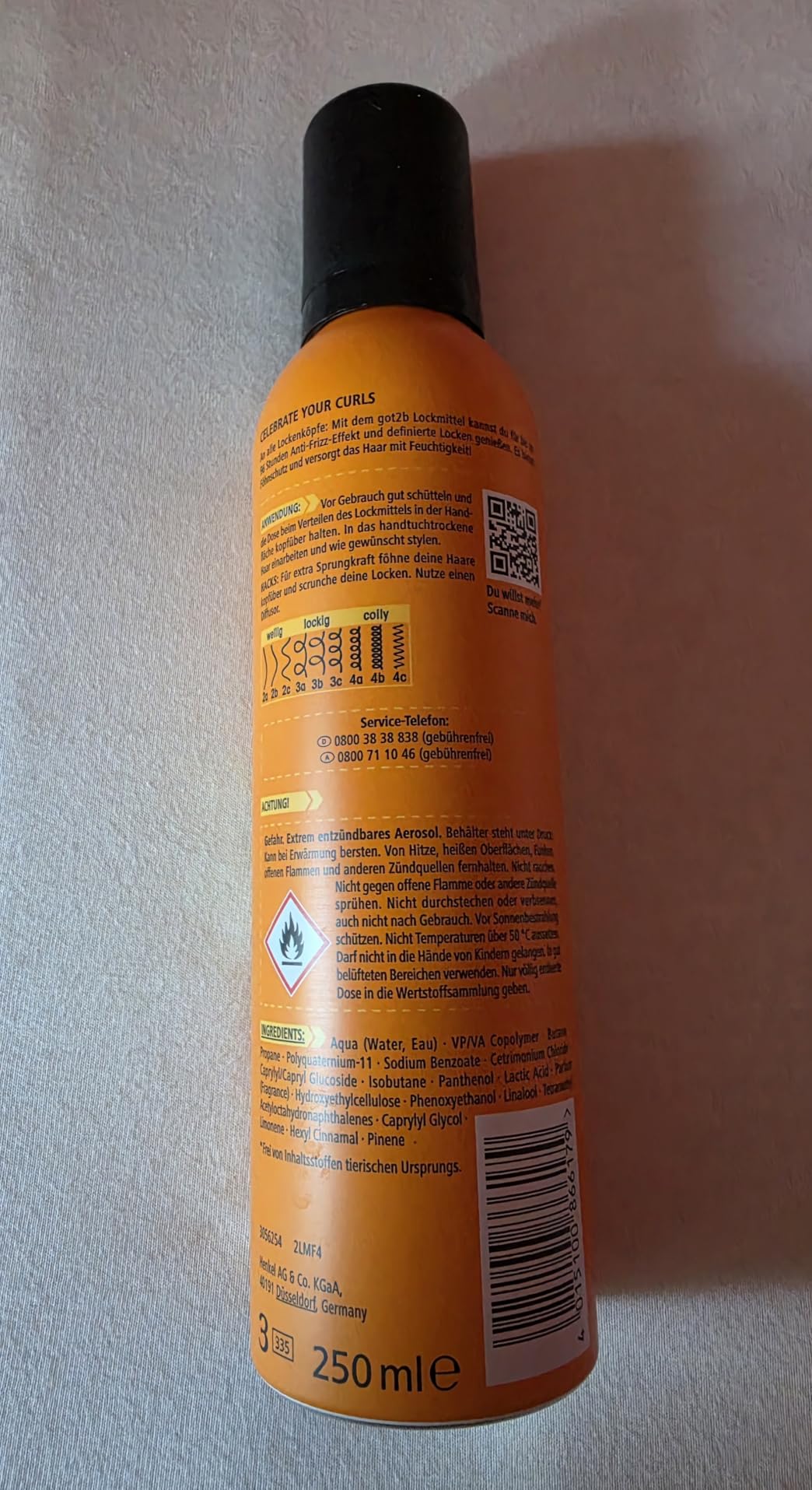 got2b Lockmittel Lockenmousse Halt 3 250 ml silikonfrei
