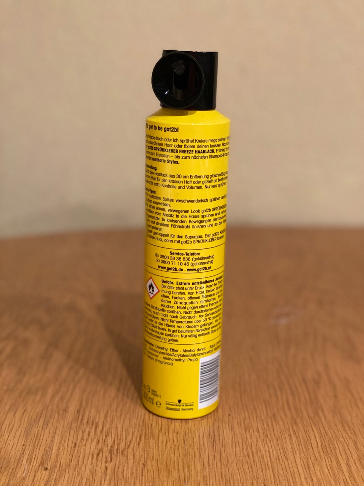 got2b Sprühkleber Freeze Haarlack 300ml Halt 6 Fixierung