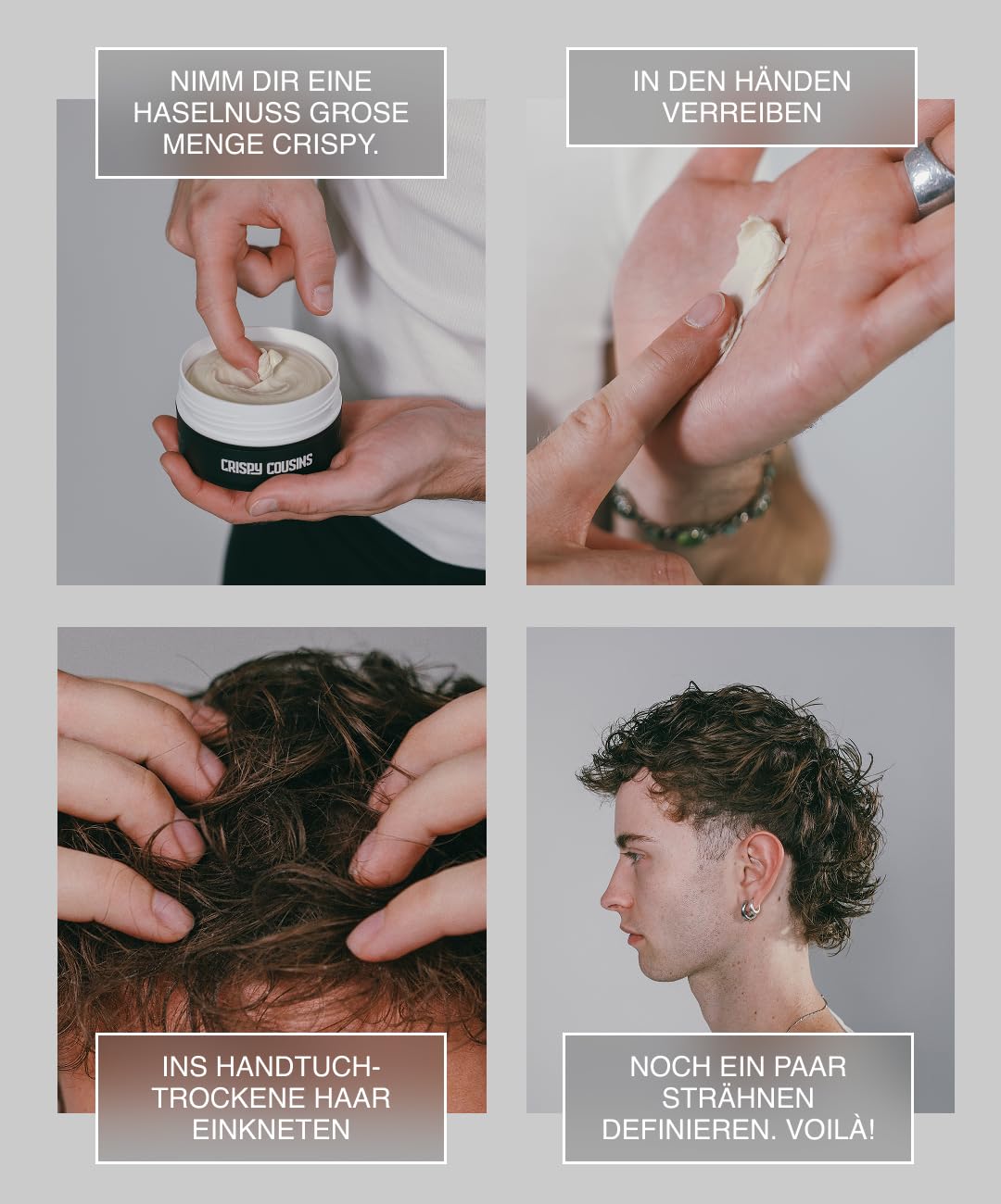 Crispy Haarwachs Gentle Matt flexibler Halt 150 ml