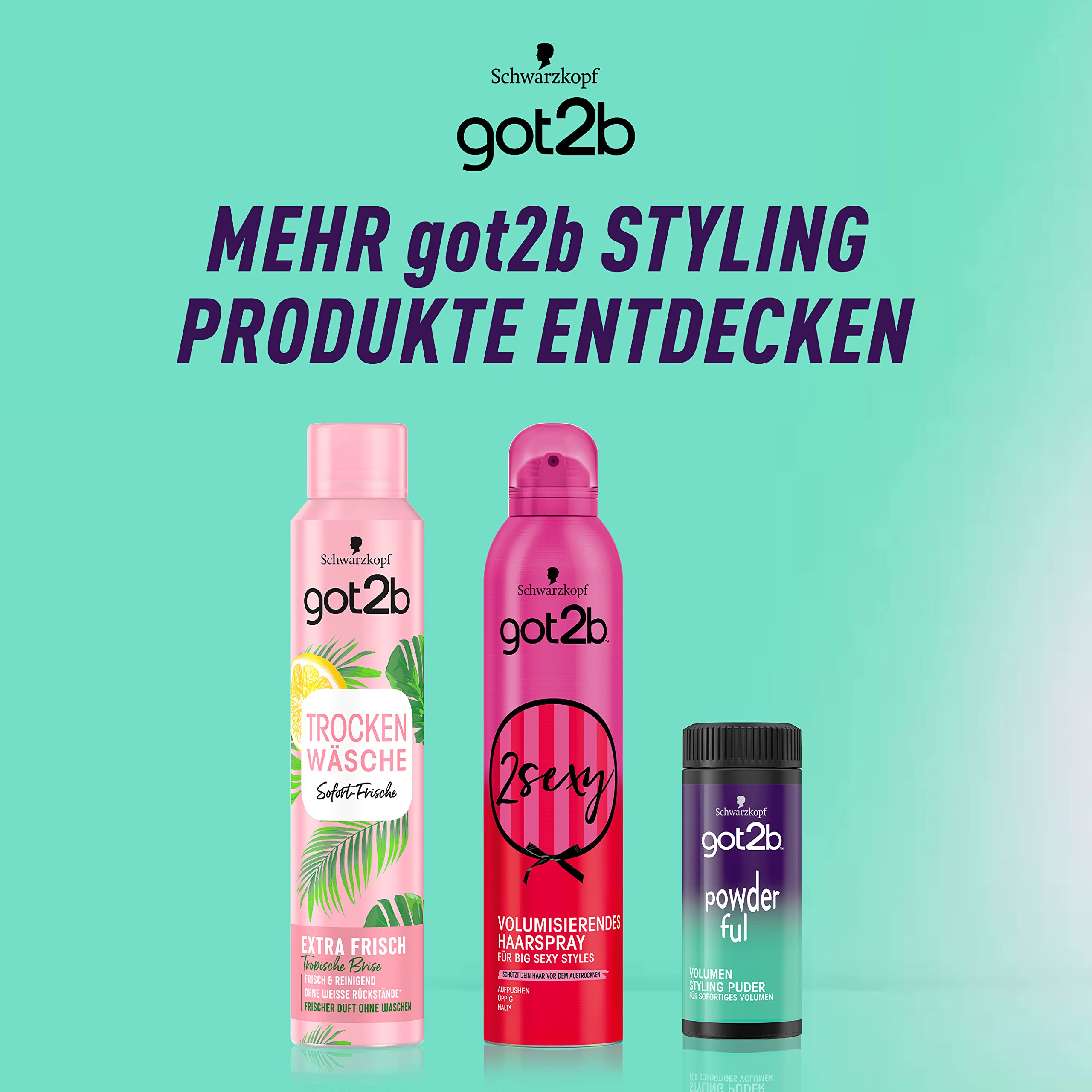got2b Powder'ful Volumen Puder 10g Halt 4 Ansatz Volumen