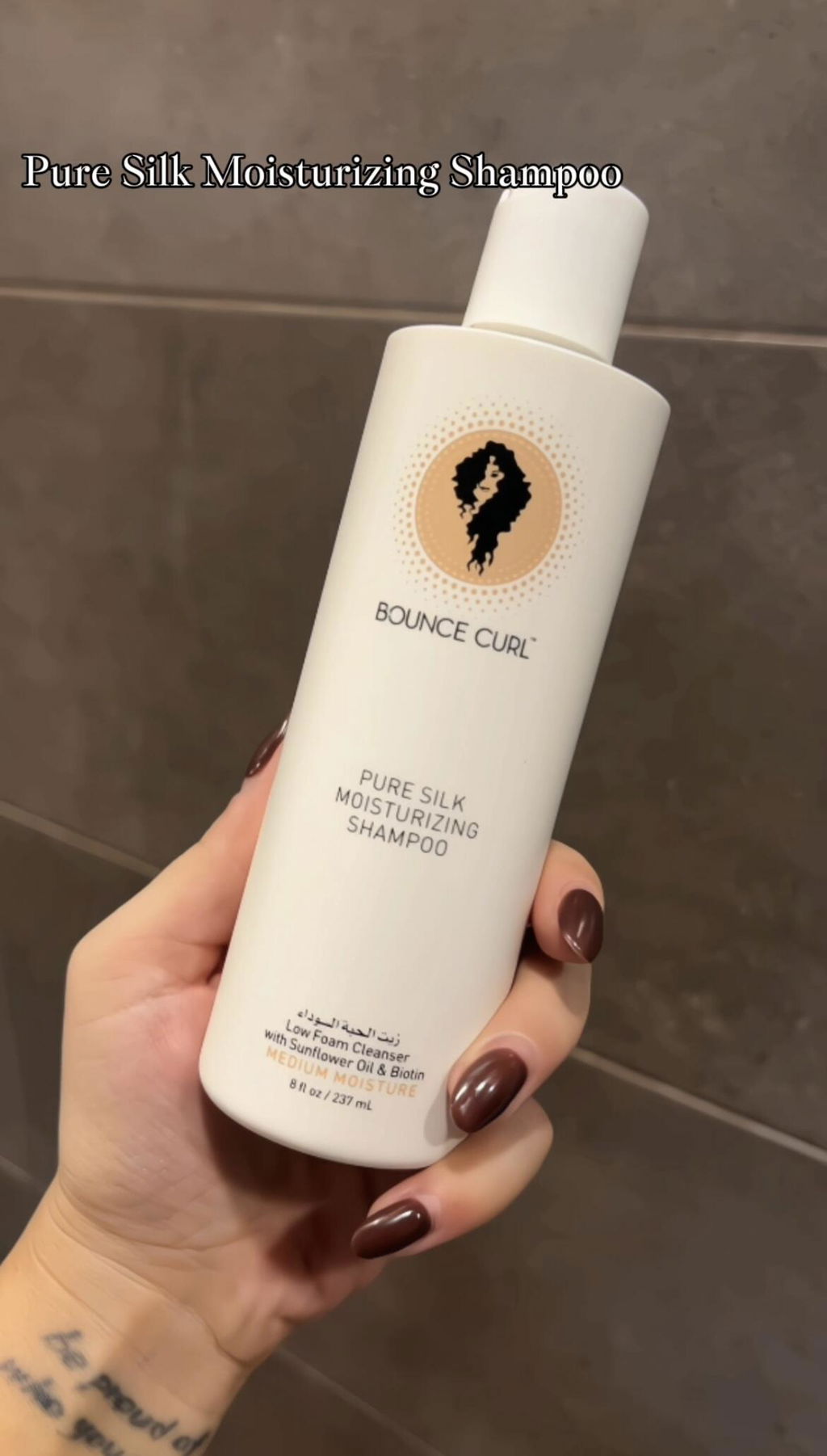 Bounce Curl Pure Silk Moisturizing Shampoo Citrus feines Haar