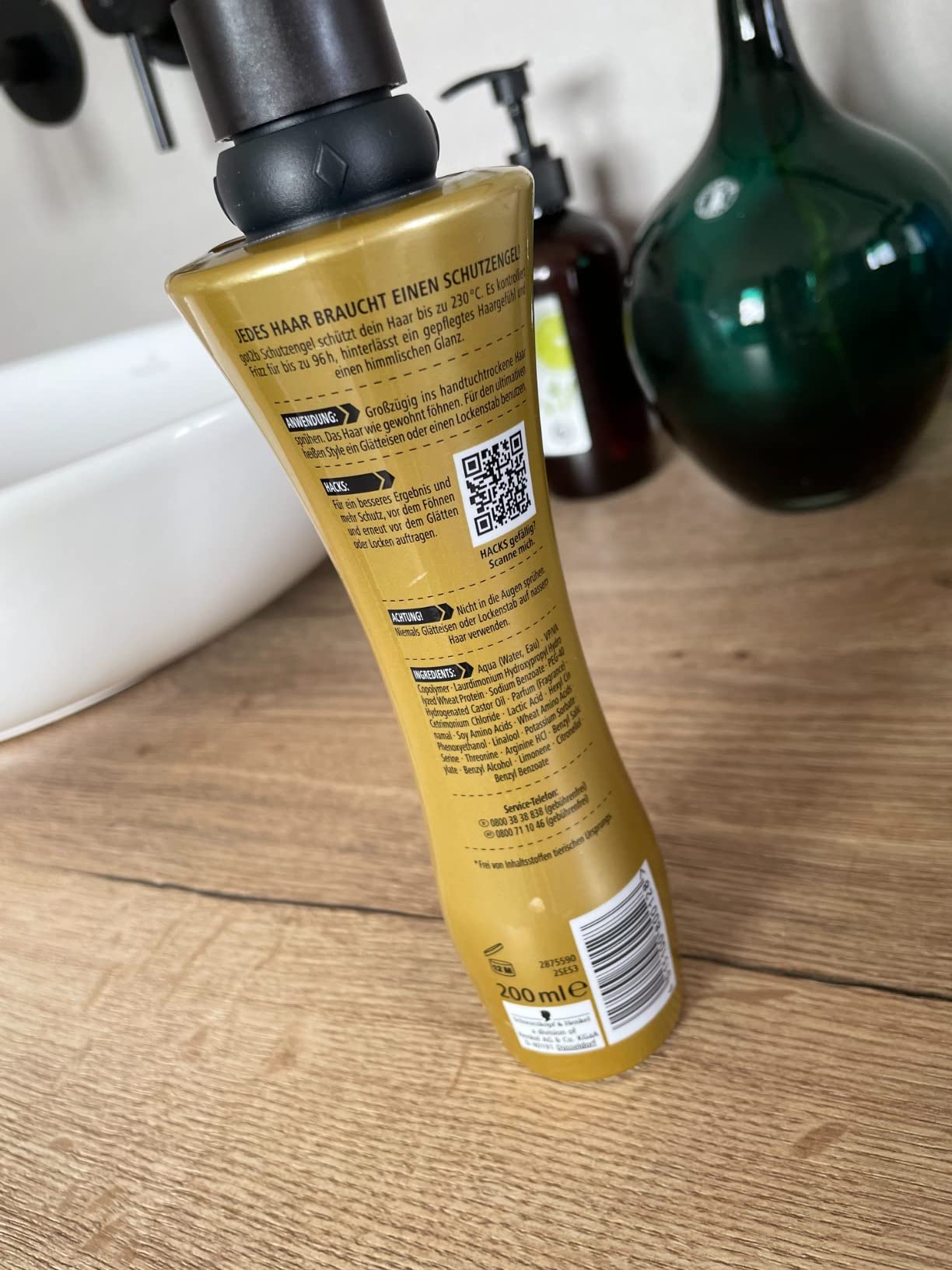 got2b Schutzengel Hitzeschutz-Spray 200 ml Gloss-Finish
