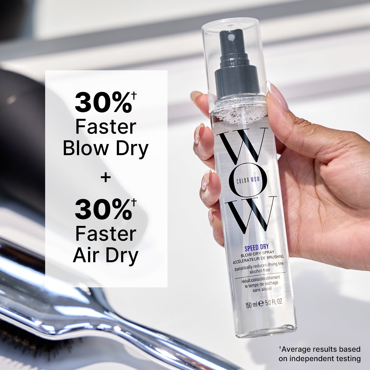 Color Wow Styling Speed Dry Blow-Dry Spray Hitzeschutz 150 ml