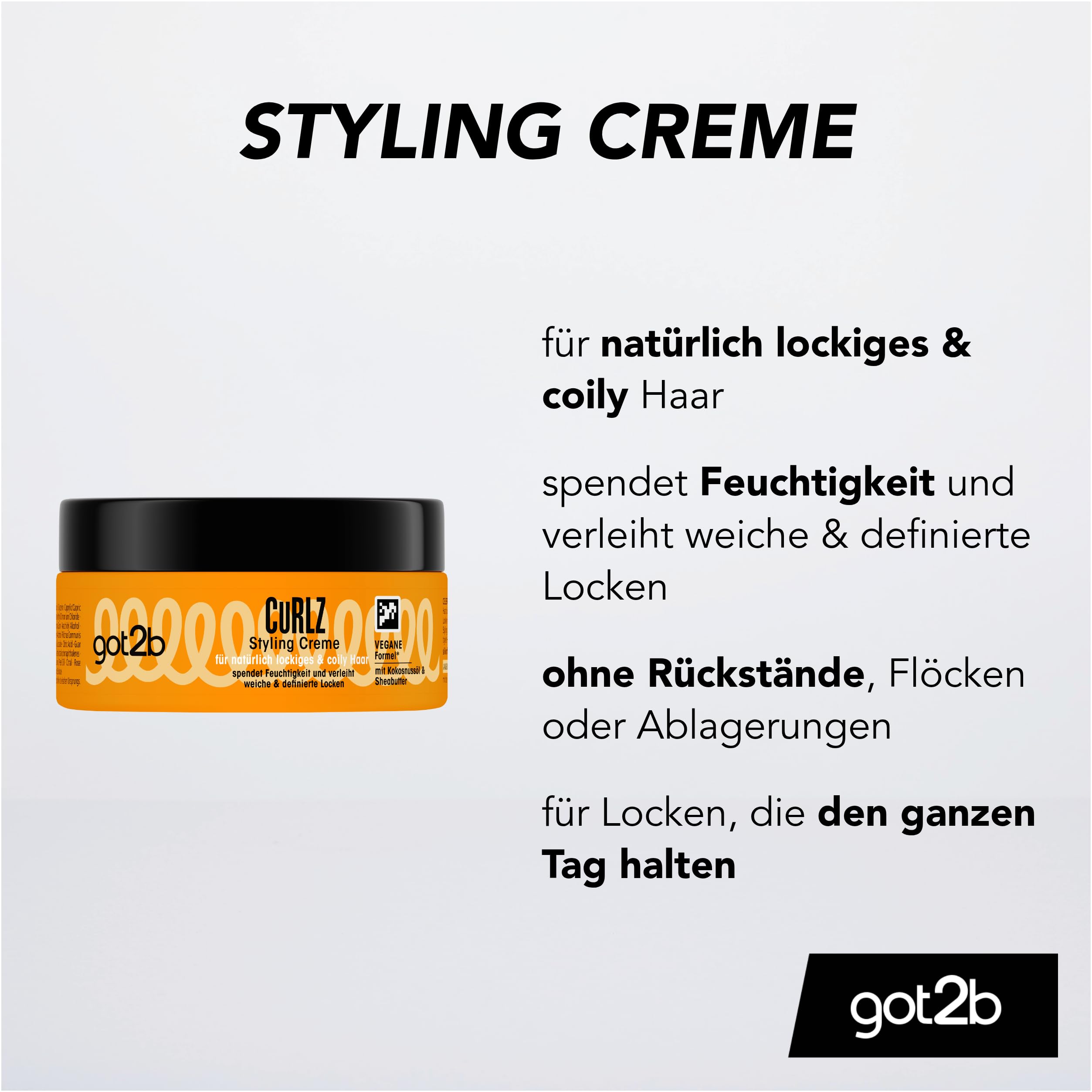 got2b Curlz Styling Creme Lockencreme 200 ml Feuchtigkeit