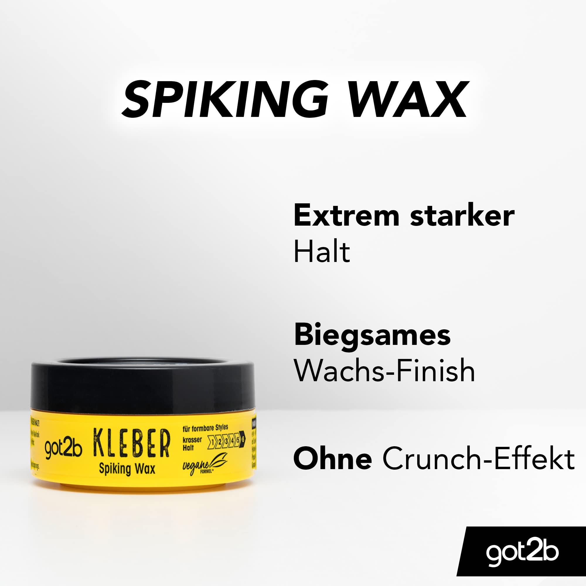 got2b Kleber Spiking Wax Haargel Halt 6 75 ml