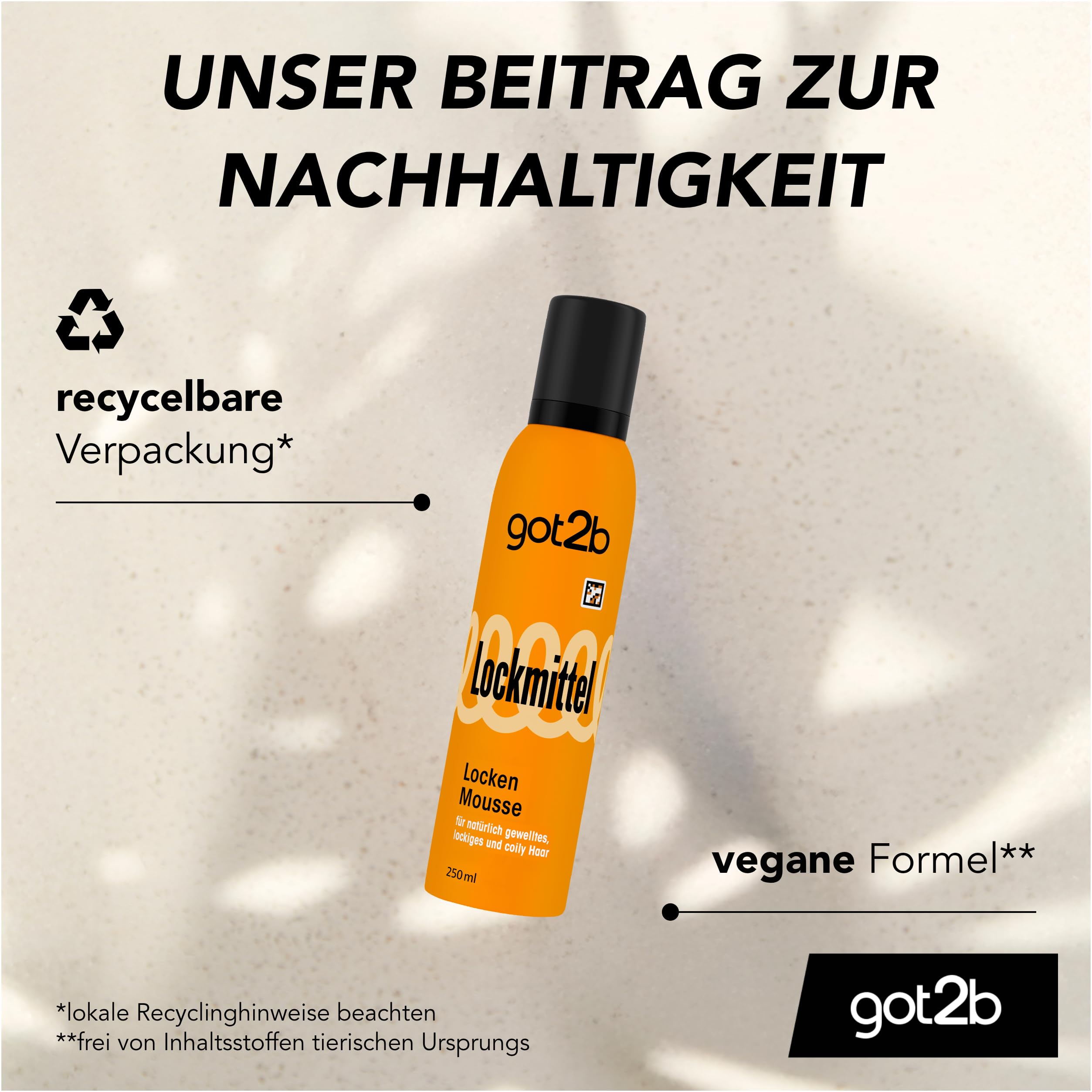 got2b Lockmittel Lockenmousse Halt 3 250 ml silikonfrei
