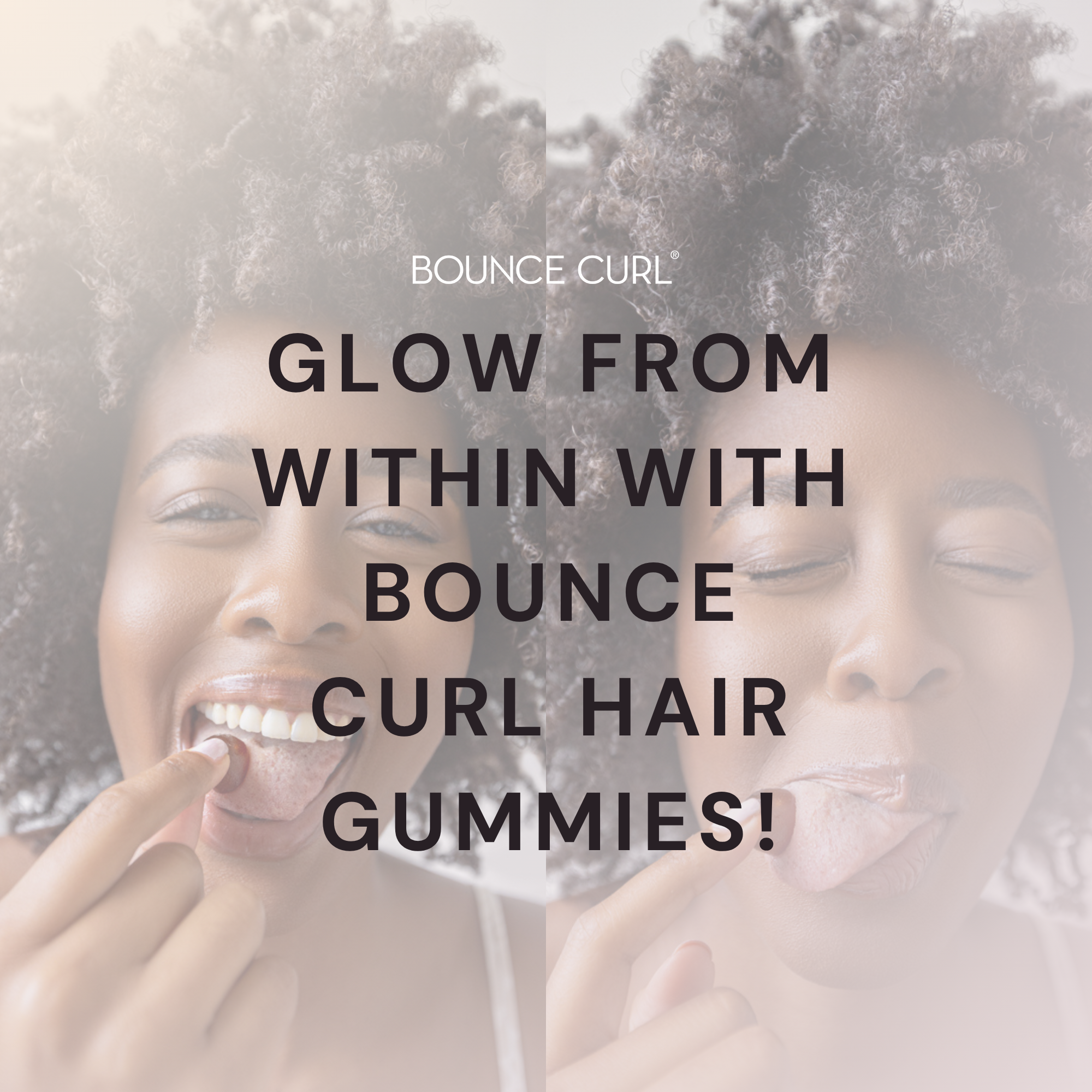 Bounce Curl Collagen Gummies Erdbeere vegan Haar Haut