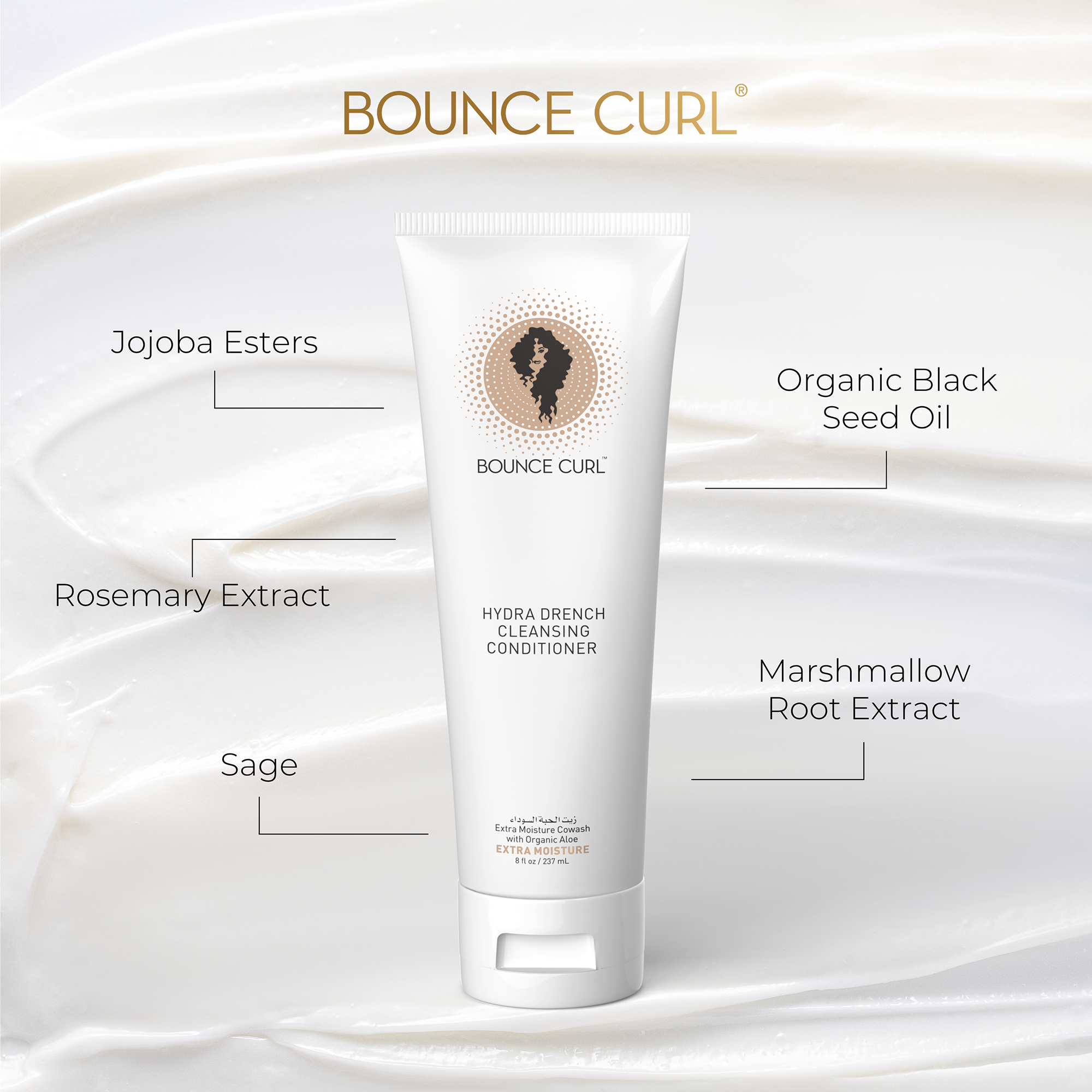 Bounce Curl Hydra Drench Cleansing Conditioner Co-Wash