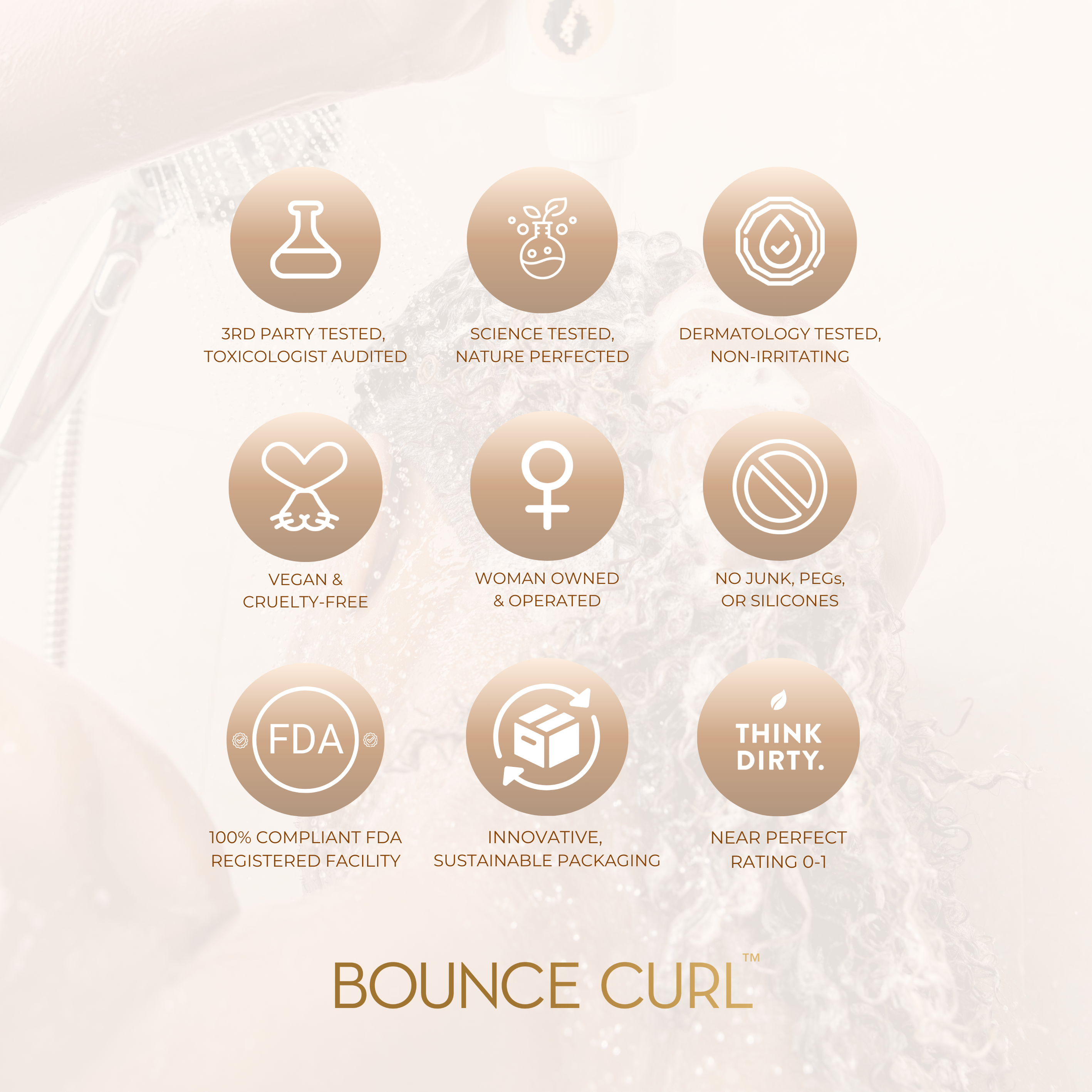 Bounce Curl Pure Silk Moisturizing Shampoo Citrus feines Haar