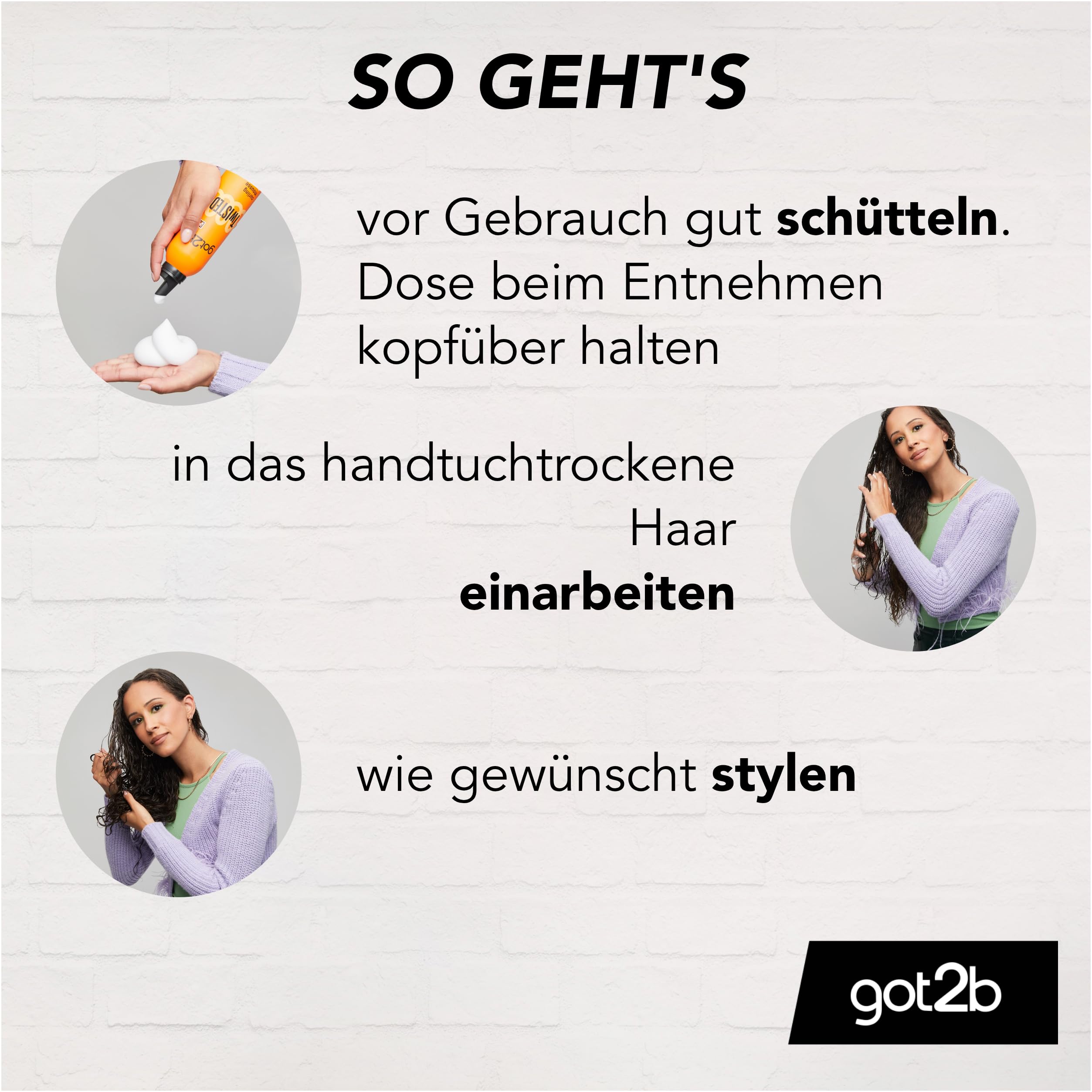 got2b Lockmittel Lockenmousse Halt 3 250 ml silikonfrei
