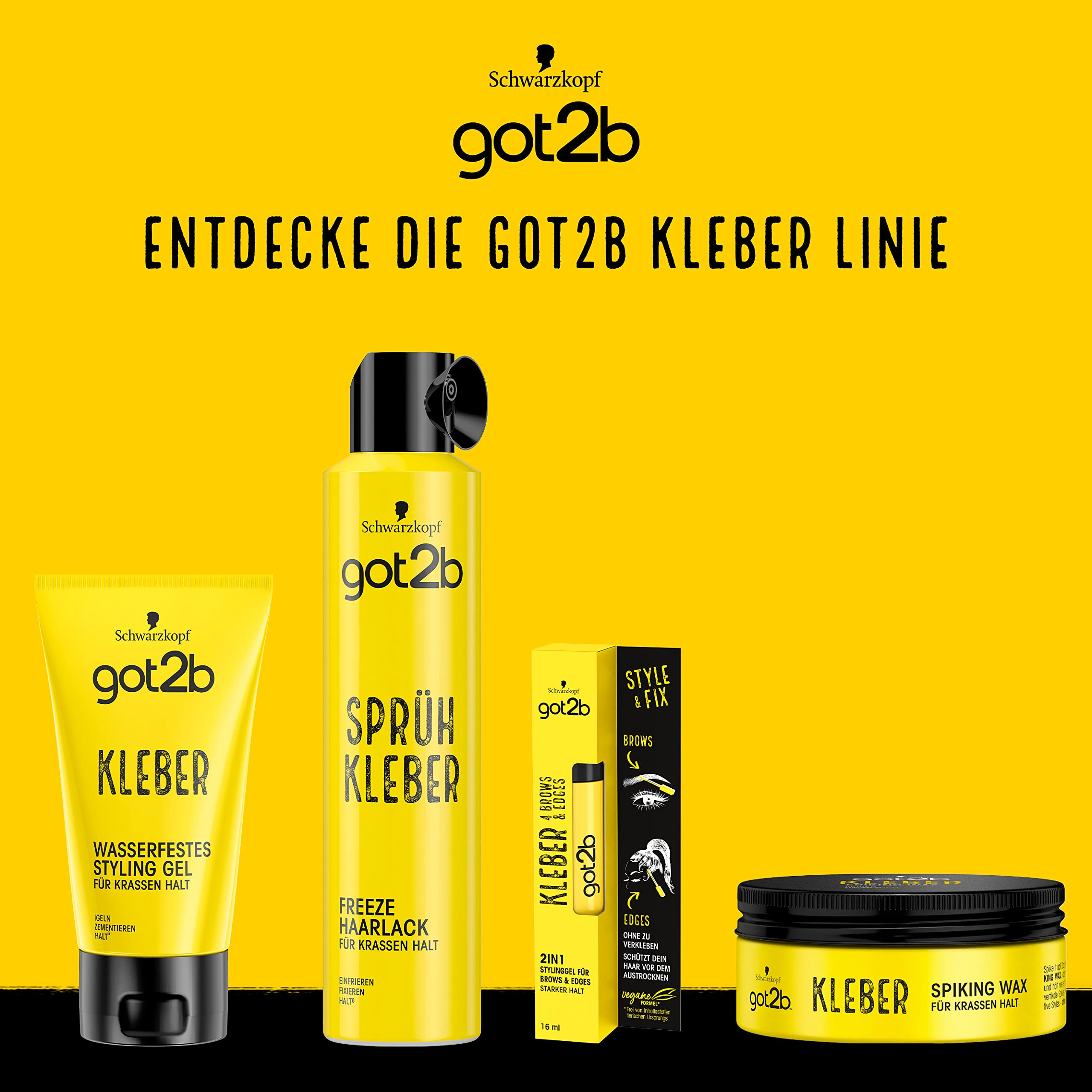 got2b Sprühkleber Freeze Haarlack 300ml Halt 6 Fixierung