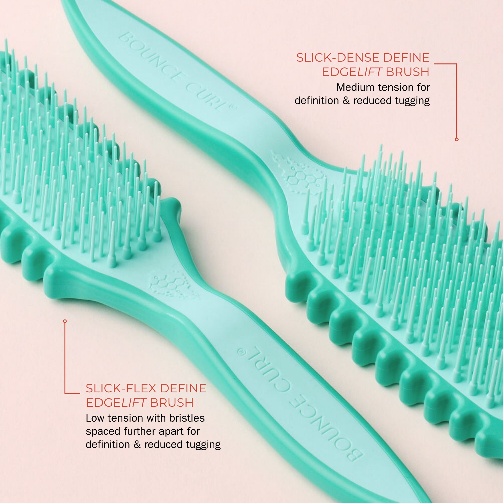 Bounce Curl Slick-Dense Define EdgeLift Lockenbürste Teal