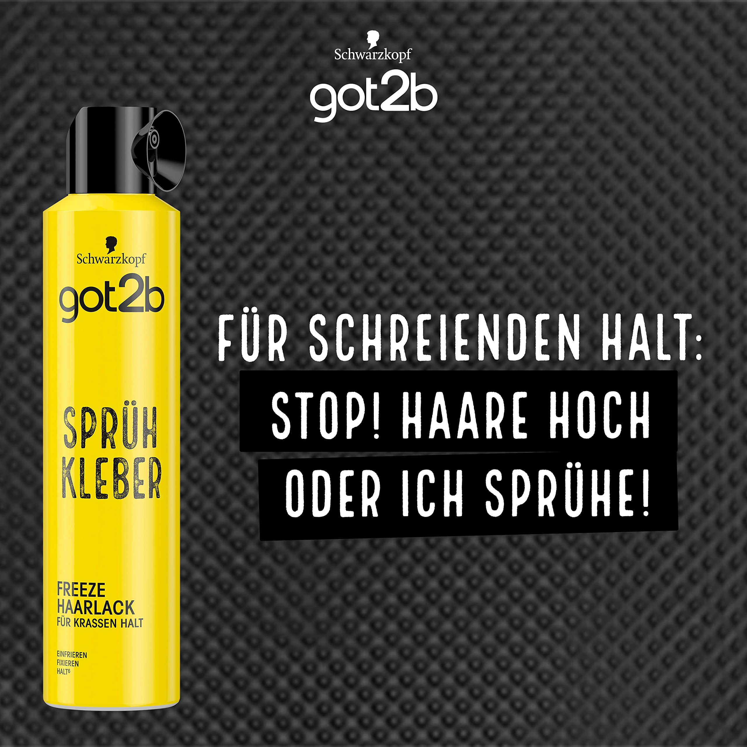 got2b Sprühkleber Freeze Haarlack 300ml Halt 6 Fixierung