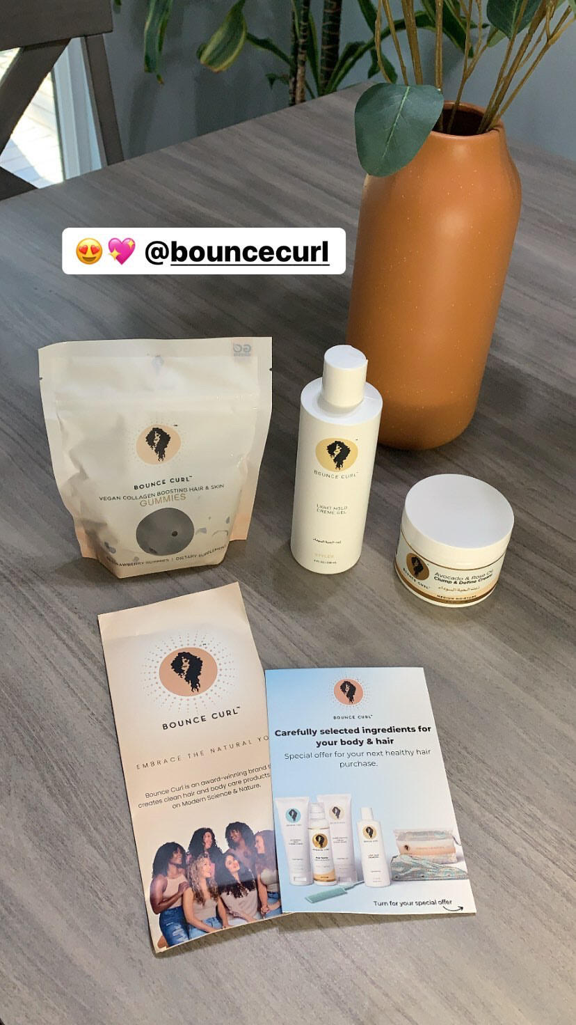 Bounce Curl Collagen Gummies Erdbeere vegan Haar Haut