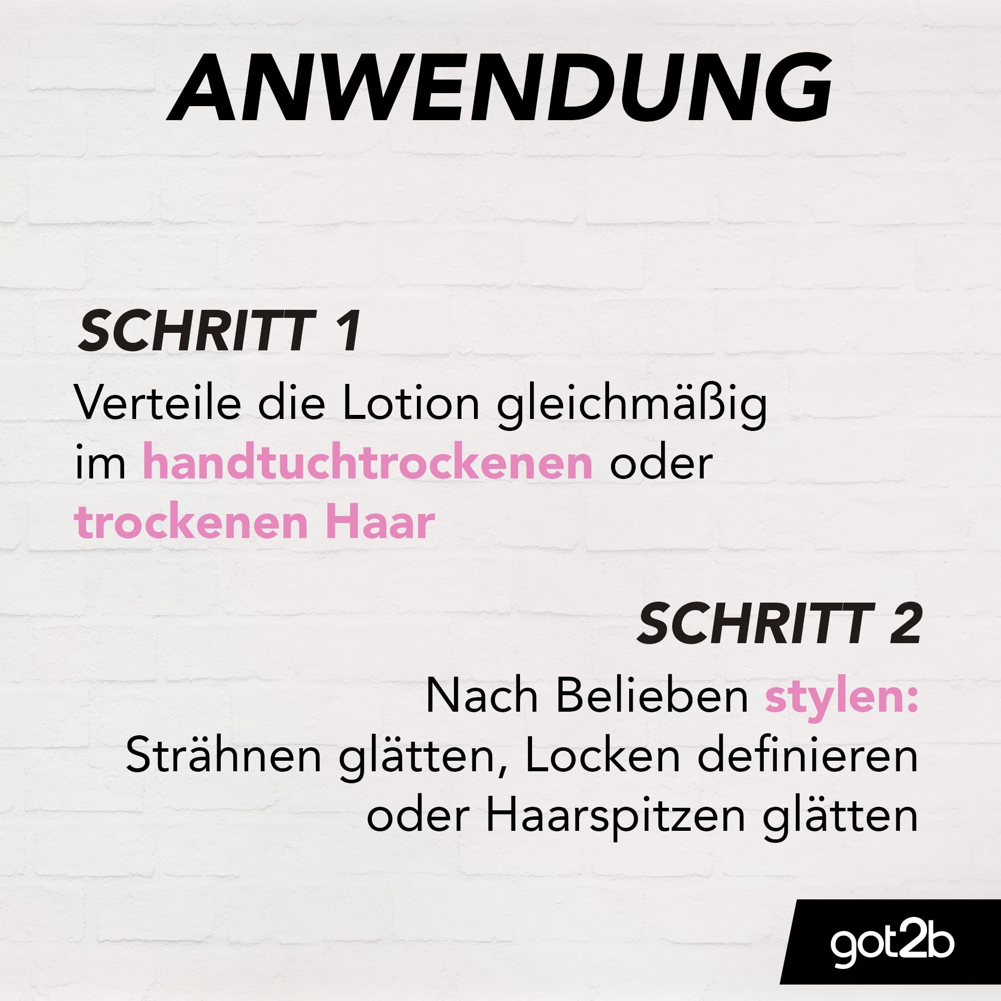 got2b Schmusekatze Anti-Frizz Lotion Halt 2 2x 200 ml