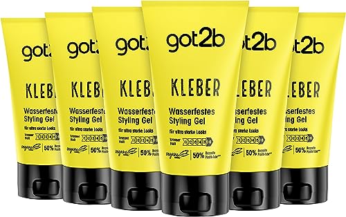 got2b Kleber Haar Gel Halt 6 Styling Gel 6x150 ml Set