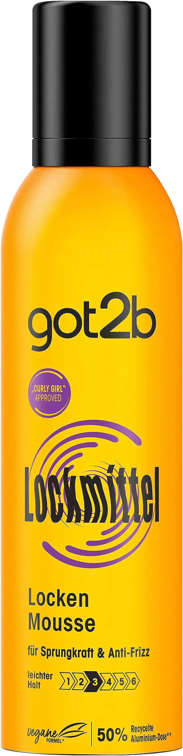 got2b Mousse Lockmittel Schaumfestiger Lockenschaum 250 ml Halt 3