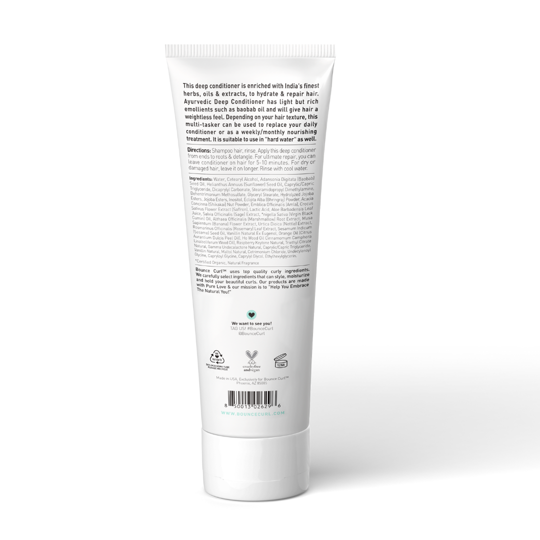 Bounce Curl Ayurvedic Deep Conditioner 8 fl oz Pfirsich