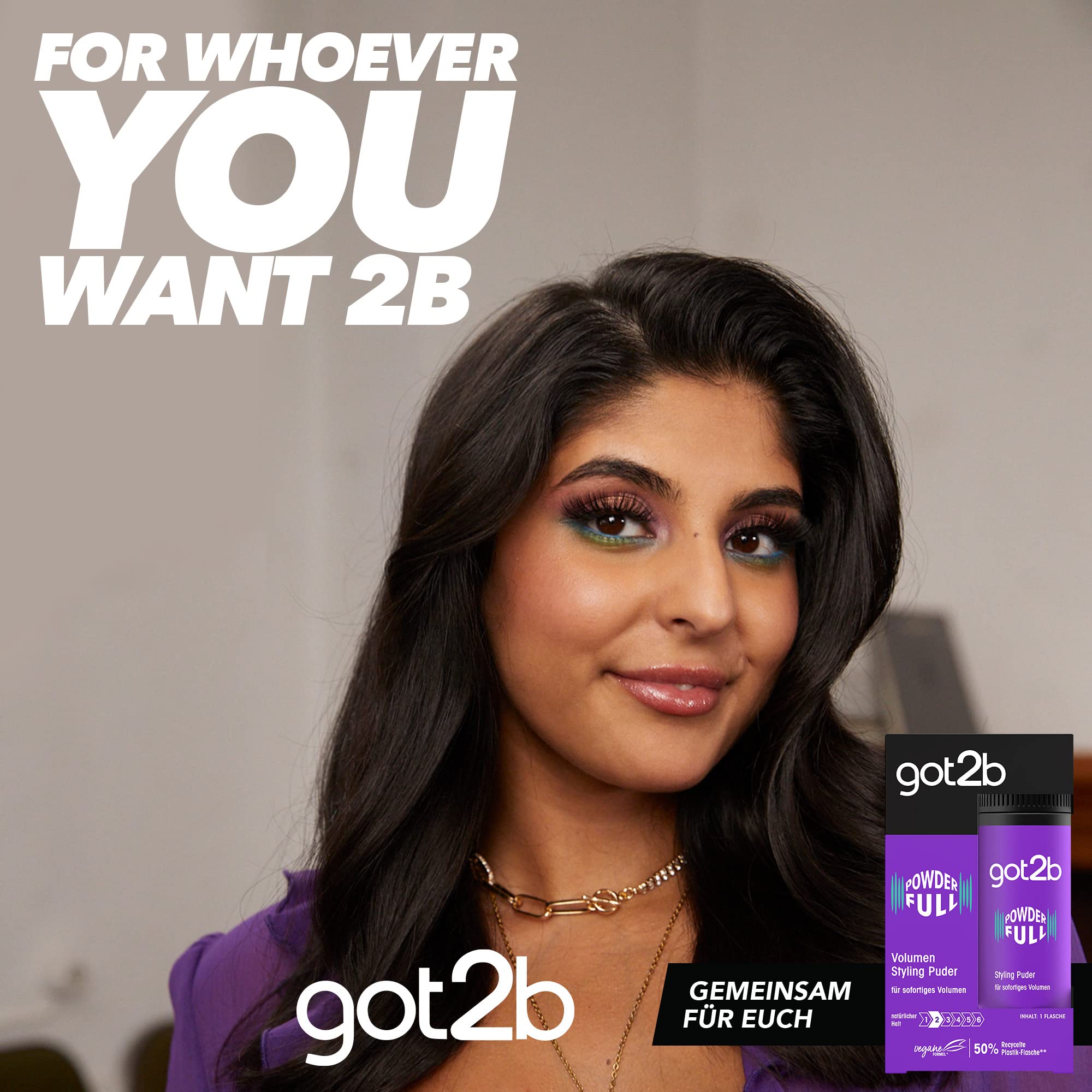 got2b Powderfull Volumenpuder 3x 10 g Ansatz-Volumen