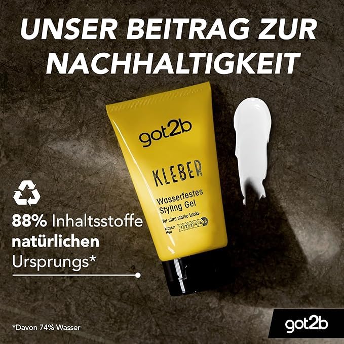 got2b Kleber Haargel Halt 6 1er Pack starker Halt