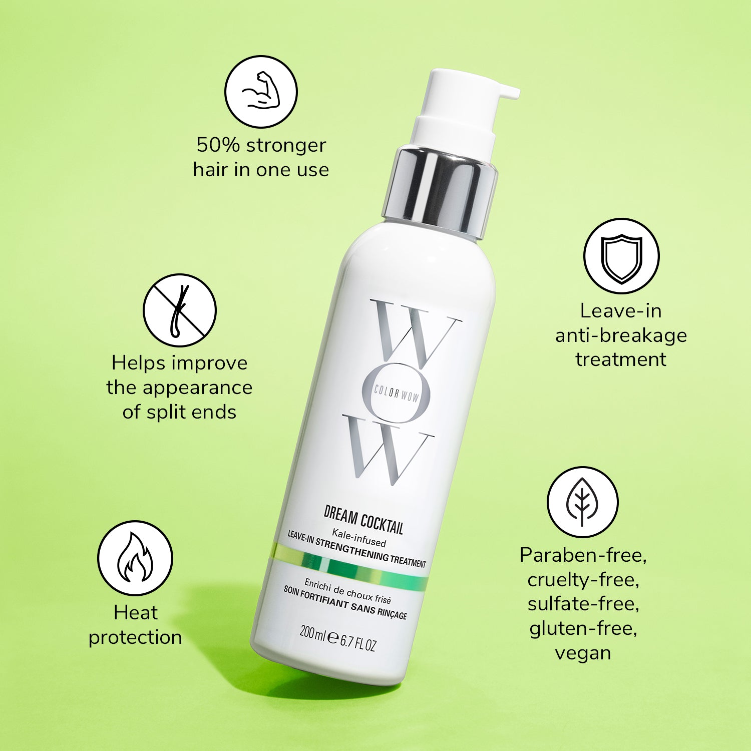 Color Wow Treatments Dream Cocktail Kale Leave-in 6.7 fl oz