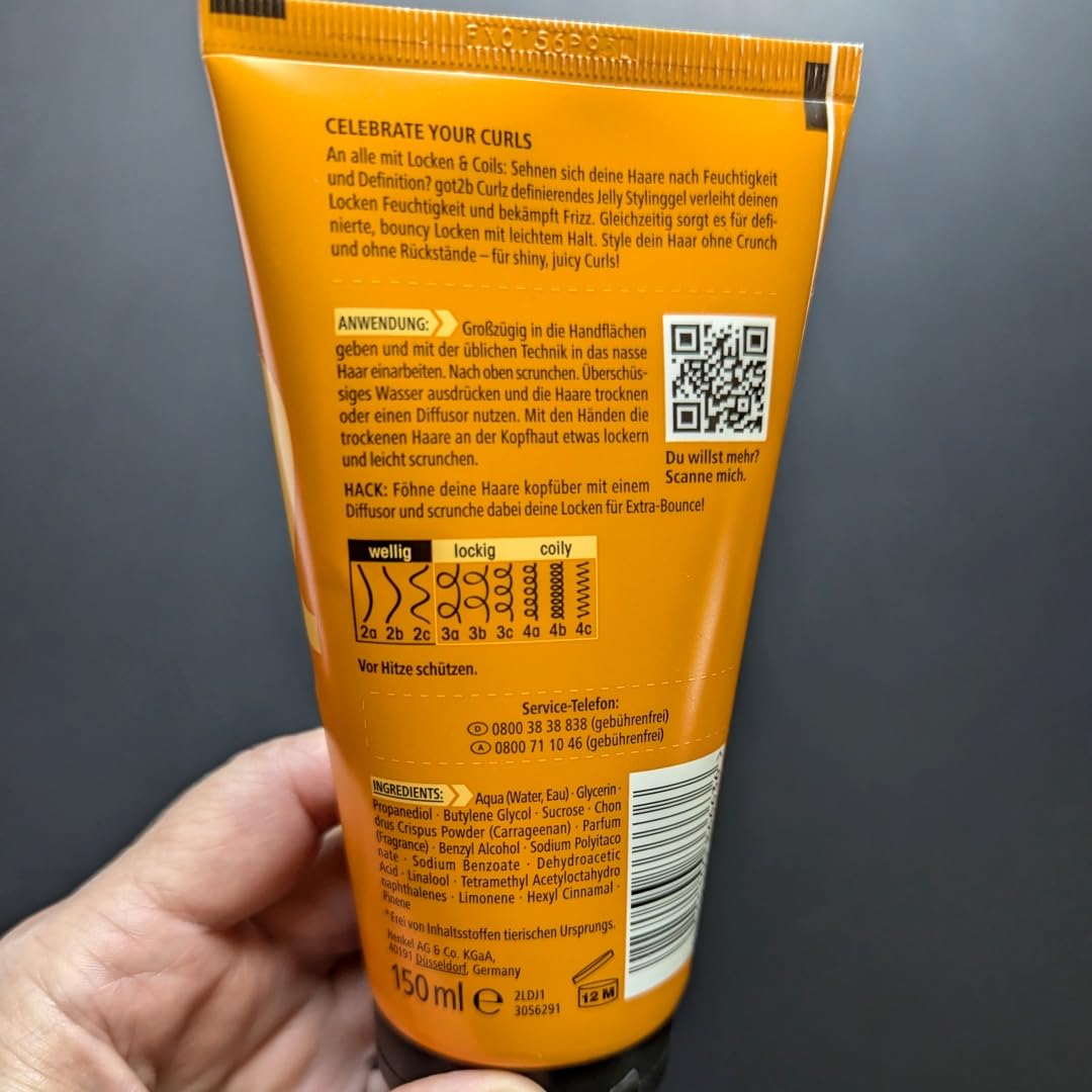 got2b Curlz Jelly Stylinggel Lockengel 150 ml Definition
