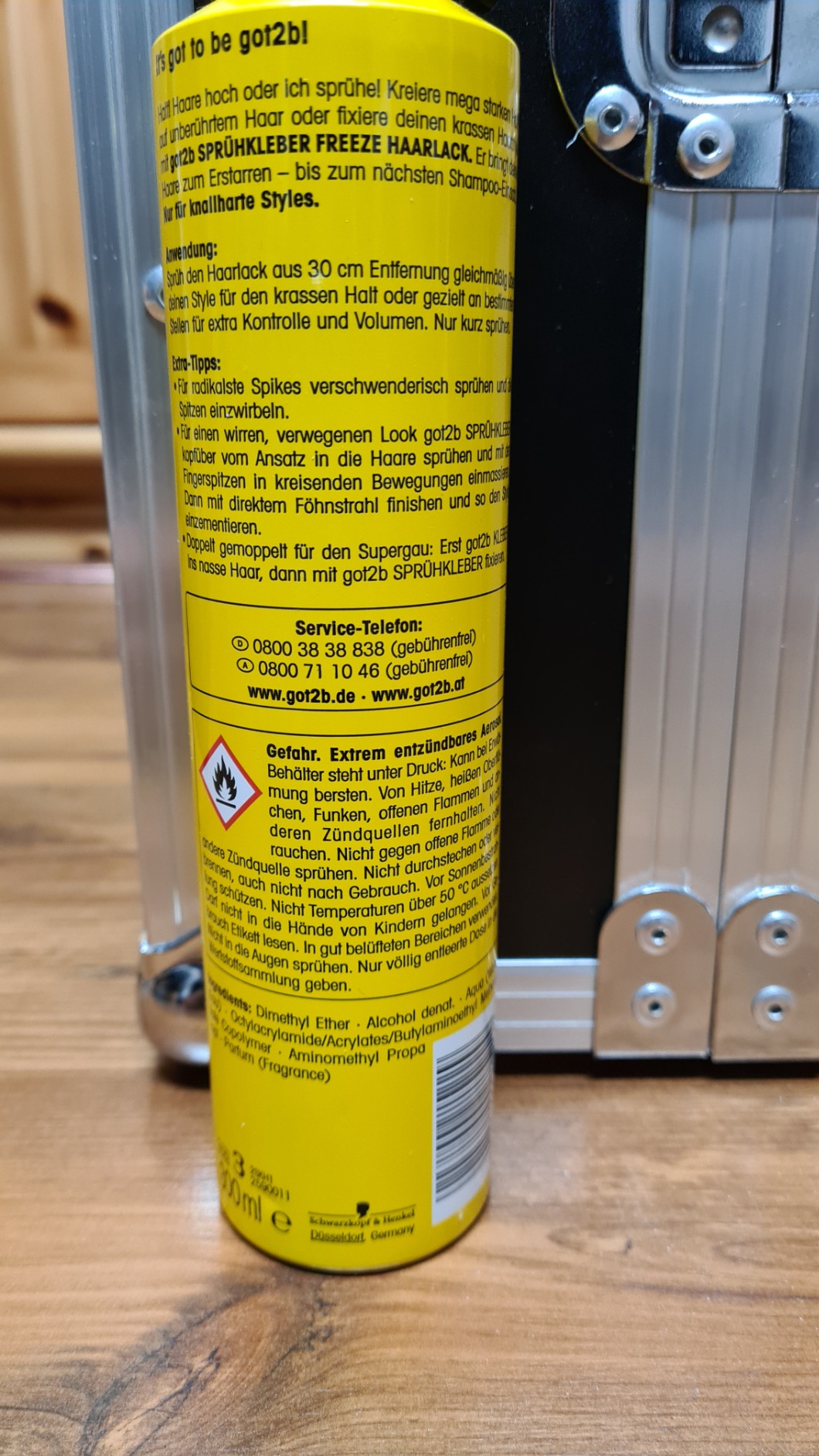 got2b Sprühkleber Freeze Haarlack 300ml Halt 6 Fixierung